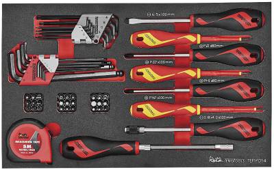54 delars Skruvmejselsats Teng Tools TEFMD54