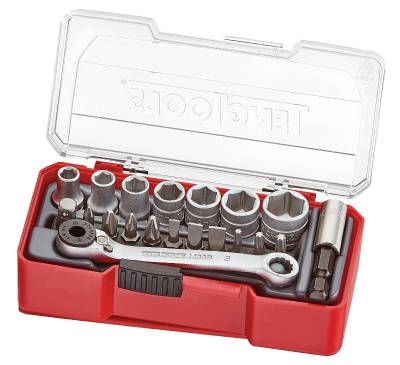 Hylsnyckelsats med 1/4'' fyrkantsfäste Teng Tools TJ1420