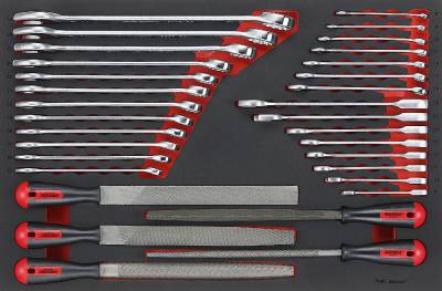 32 delars Nyckel-/filsats Teng Tools TTEX32