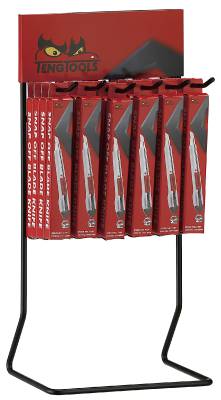 Brytbladsknivar i display Teng Tools DIS-710F