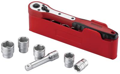Hylsnyckelsats med 3/8'' fyrkantsfäste Teng Tools M3812N1